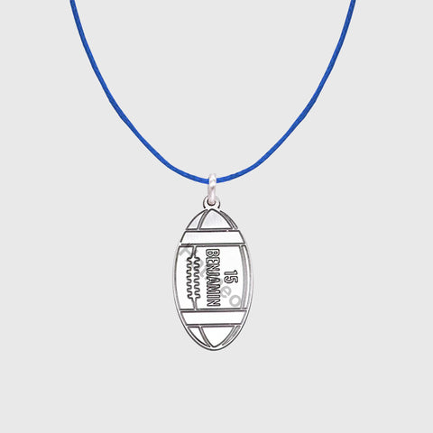 Fußball-Halskette aus Sterlingsilber-BT124