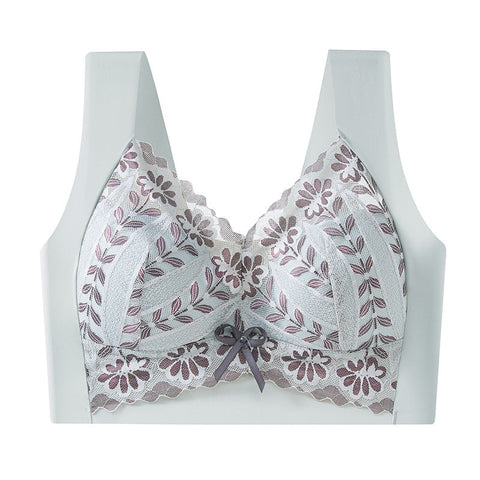Bequemer nahtloser Push-up-BH aus Spitze AQY