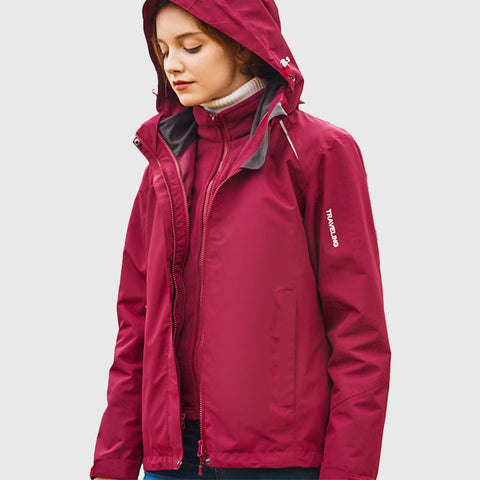 🔥2024 Herbst-Winter Unisex 2-in-1 Outdoor Sturmjacke (wind- und wasserdicht, warm)  JK01